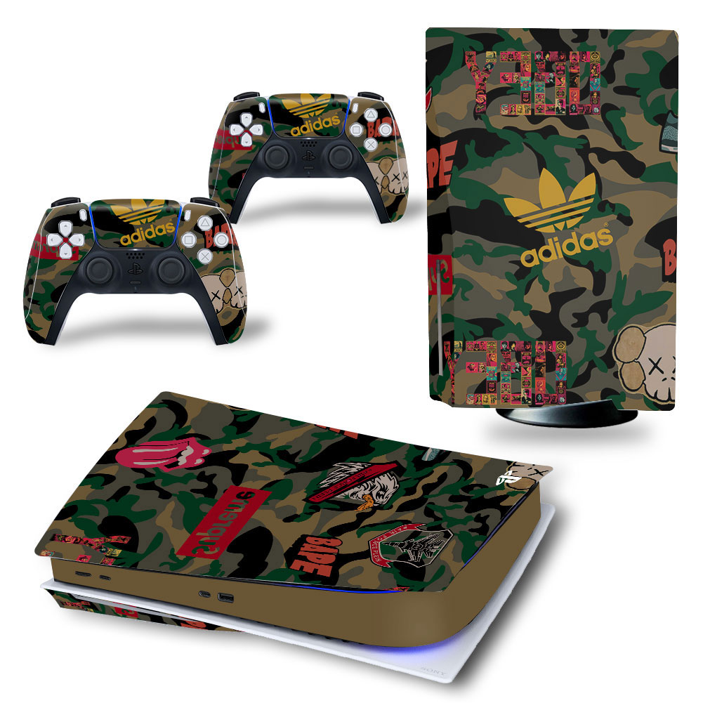 Ps5 Console Nike Adidas Supreme Skins Decals For Controllers New Vinyl Covers Ebay